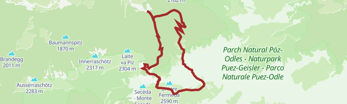 Route map: Small Geisler circular